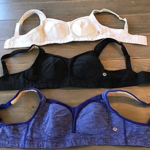 3 Like new lululemon sports bras